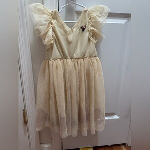 5T Disney Cream Princess Dress for Kids